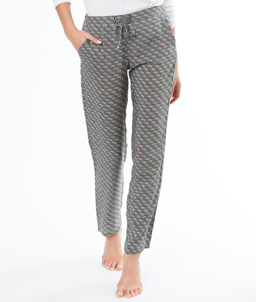 Pantalon fluide imprimé bandana Pantalon fluide imprimé bandana