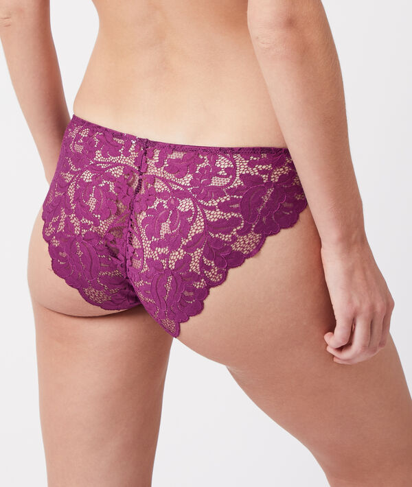 Slip avec dentelle Slip avec dentelle;${refinementColor}