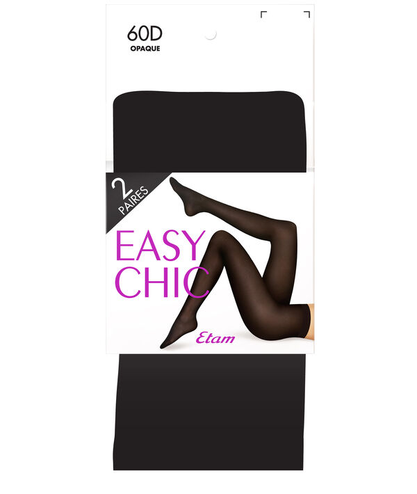 Pack de 2 collants opaques, 60D Pack de 2 collants opaques, 60D