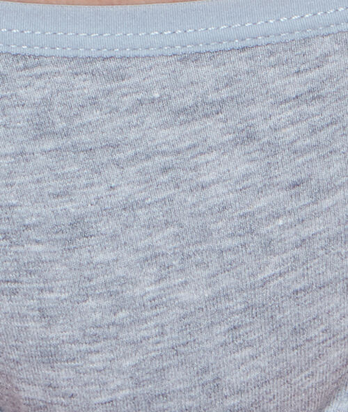 Culotte en coton gris.