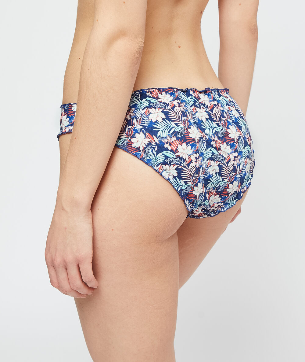 Lot de 3 culottes bleu.