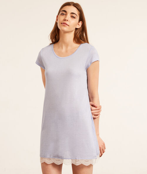 Chemise de nuit bas dentelle Chemise de nuit bas dentelle