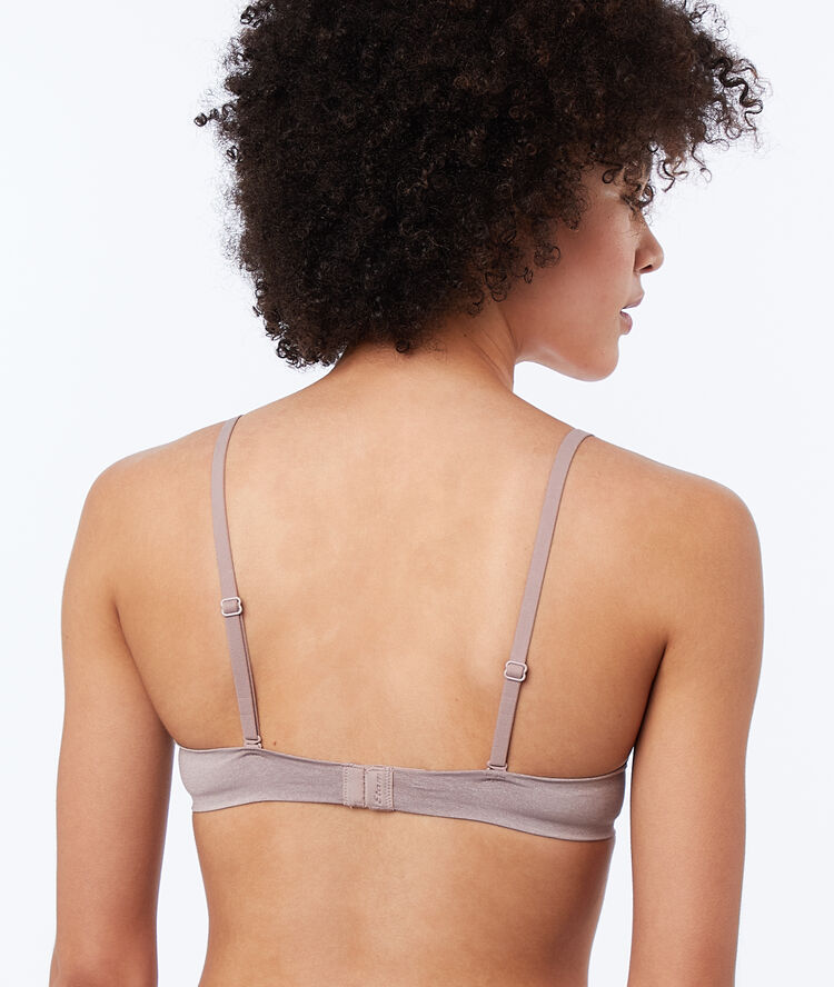 Soutien-gorge n°5 - coques fines taupe.