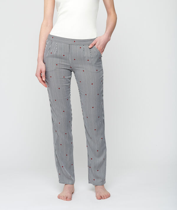 Pantalon rayé Pantalon rayé;${refinementColor}