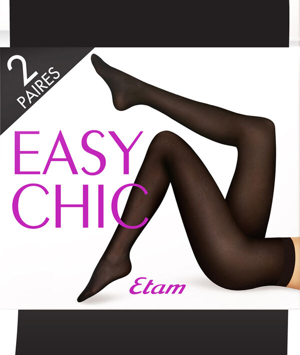 Pack de 2 collants opaques, 60D Pack de 2 collants opaques, 60D