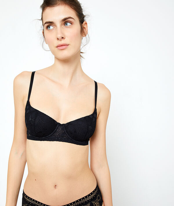 Soutien-gorge balconnet, coques fines Soutien-gorge balconnet, coques fines;${refinementColor}
