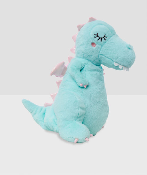 Range pyjama dinosaure vert clair.