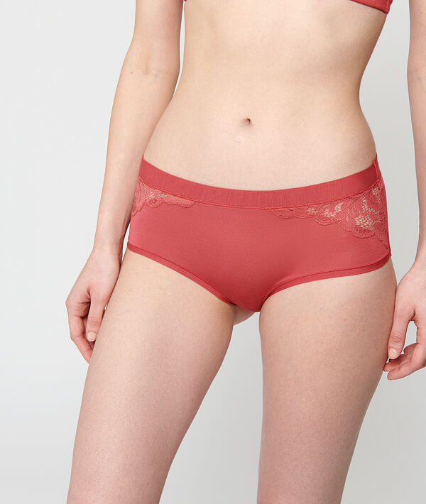 Shorty avec dentelle Shorty avec dentelle;${refinementColor}