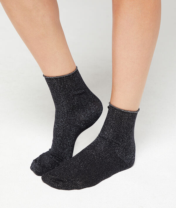 Chaussettes en fibres métallisées Chaussettes en fibres métallisées;${refinementColor}