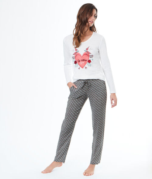 Pantalon fluide imprimé bandana Pantalon fluide imprimé bandana
