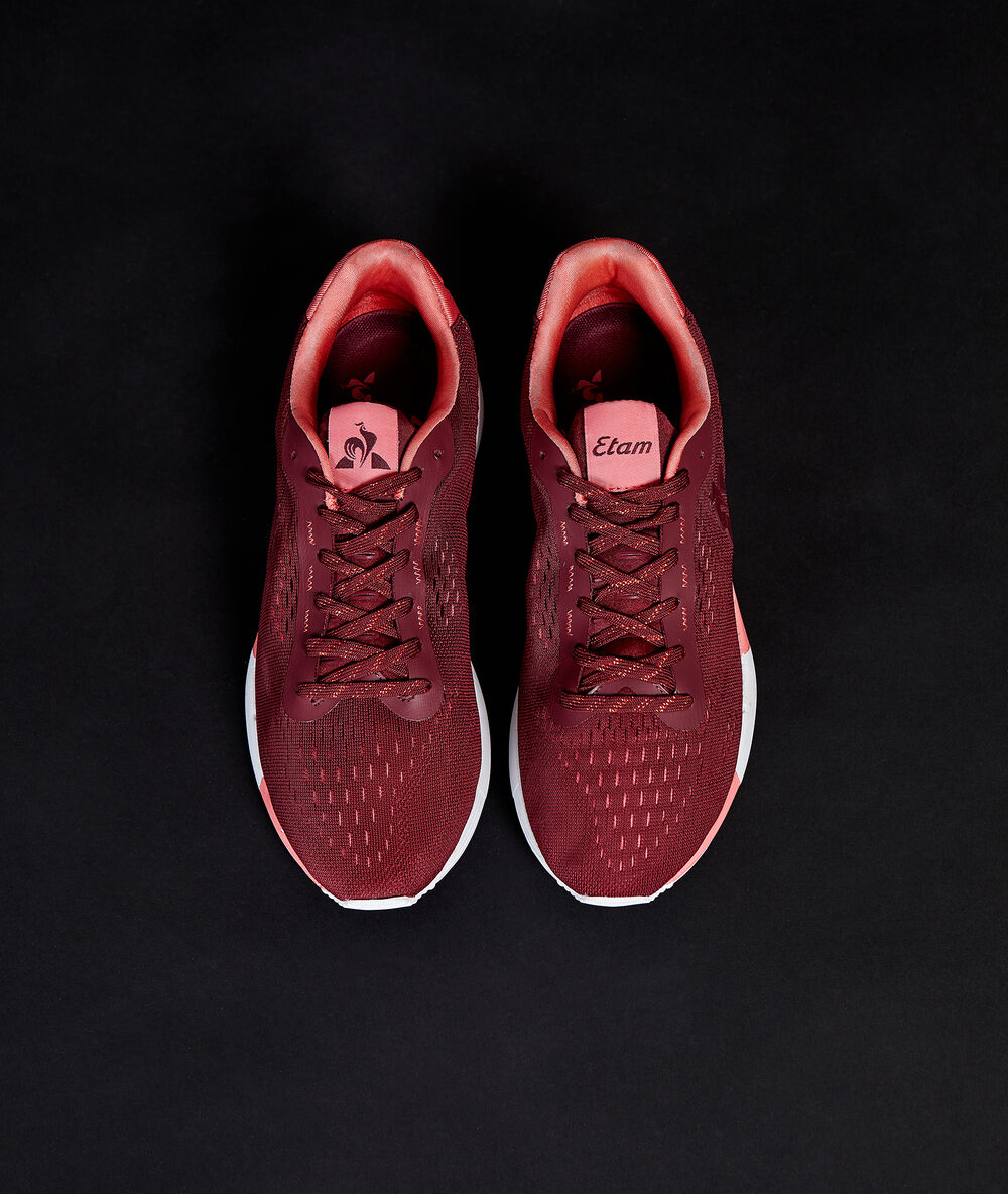Baskets etam x le coq sportif bordeaux grenat.