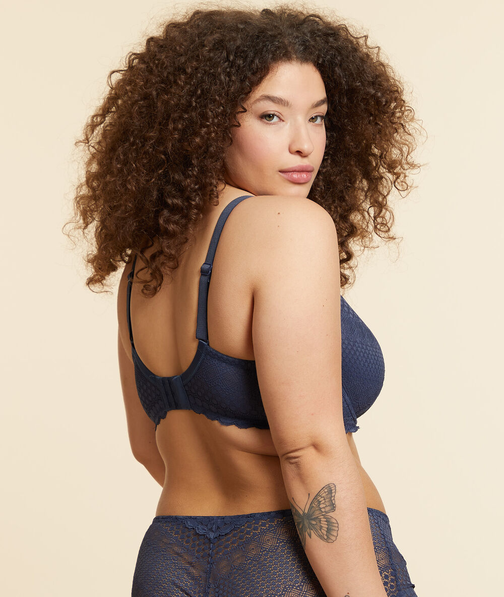 Soutien-gorge n°4 - coques fines anthracite.