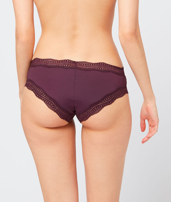 Shorty bords dentelle graphique Shorty bords dentelle graphique