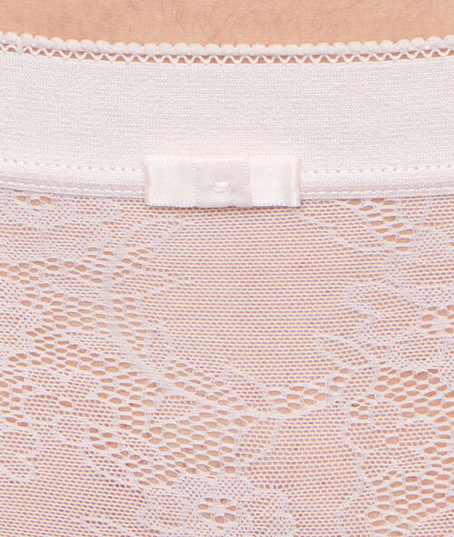 Shorty bi-matière blush.
