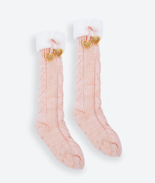 Chaussettes homewear à fils métallisés Chaussettes homewear à fils métallisés
