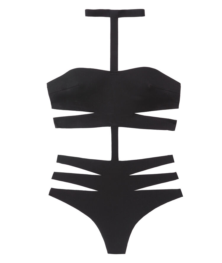 Body néoprène à lanières noir.
