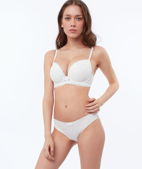 Culotte dentelle et microfibre Culotte dentelle et microfibre