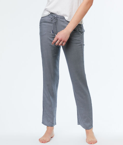 Pantalon micro imprimé Pantalon micro imprimé