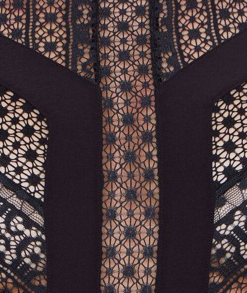 Body dentelle noir.