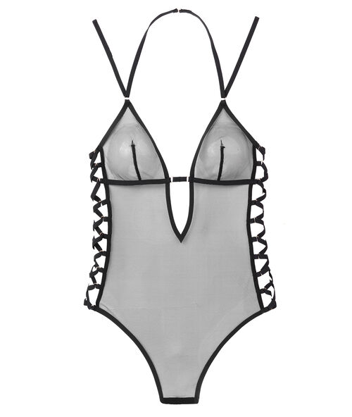 Body tulle noir.
