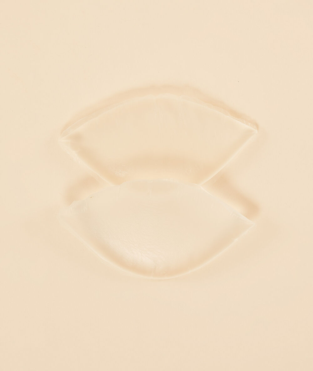Coussinets en silicone transparent.