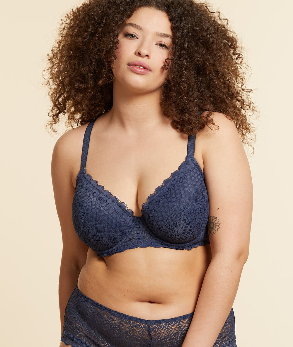 Soutien-gorge n°4 - coques fines anthracite.