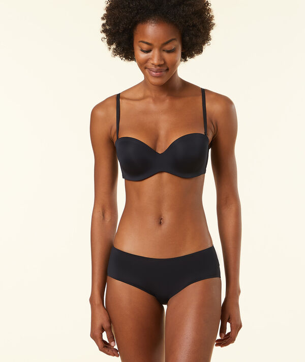 Bandeau microfibre push up, bretelles amovibles - Bonnets A et B Bandeau microfibre push up, bretelles amovibles - Bonnets A et B