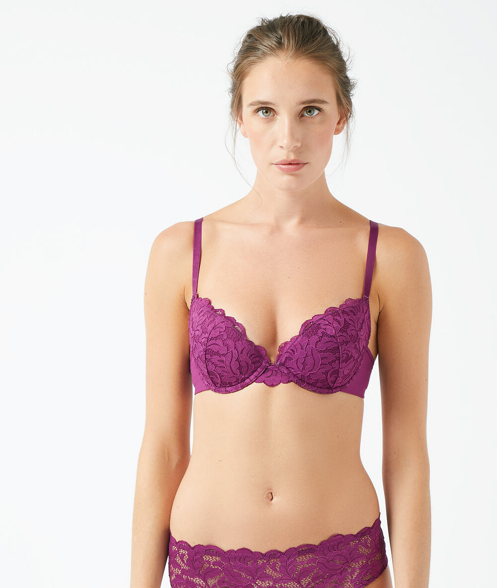 Soutien-gorge n°5 - coques fines orchidee.