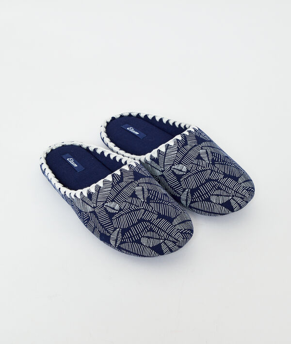 Mules imprimé feuillage Mules imprimé feuillage;${refinementColor}