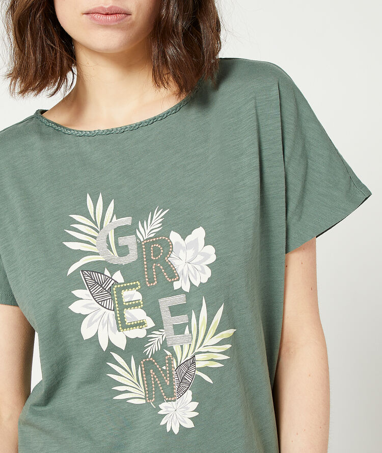 T-shirt "green" kaki.