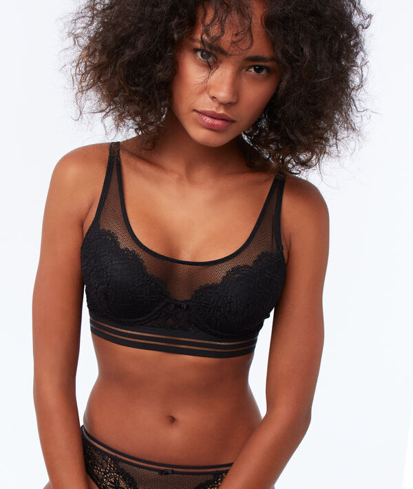 Soutien-gorge n°6 - Brassière ampliforme en dentelle Soutien-gorge n°6 - Brassière ampliforme en dentelle