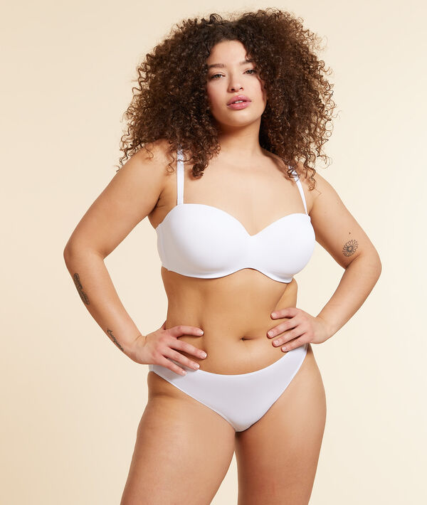 Bandeau microfibre, bretelles amovibles, bonnet E Bandeau microfibre, bretelles amovibles, bonnet E
