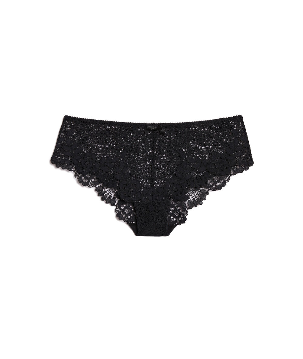 Shorty en dentelle noir.