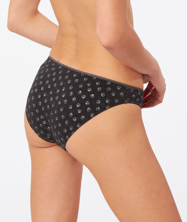Culotte en coton, imprimé coquillages Culotte en coton, imprimé coquillages;${refinementColor}