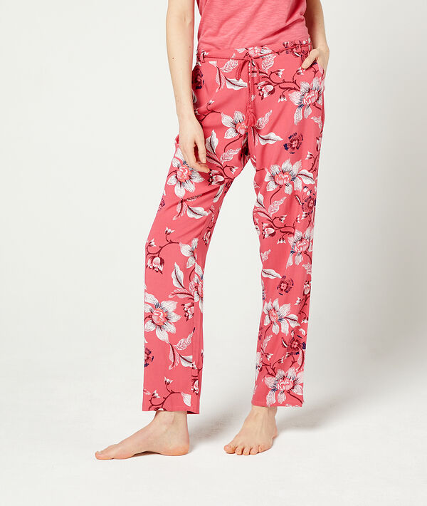 Pantalon imprimé fleuri Pantalon imprimé fleuri;${refinementColor}