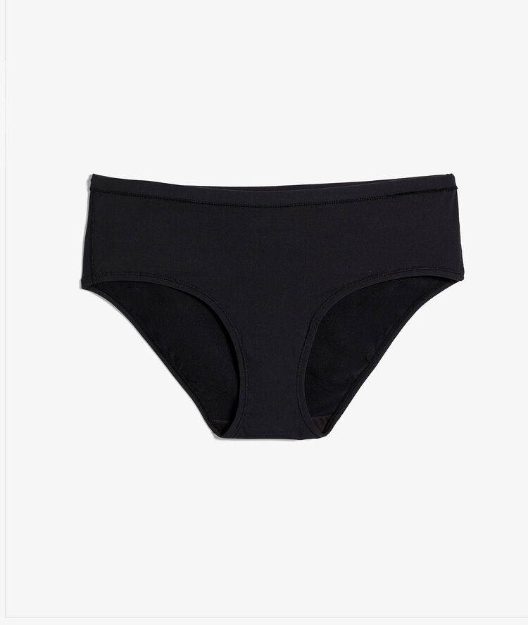 Shorty en microfibre noir.