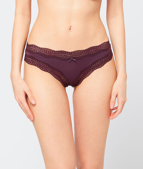 Tanga bords dentelle graphique Tanga bords dentelle graphique