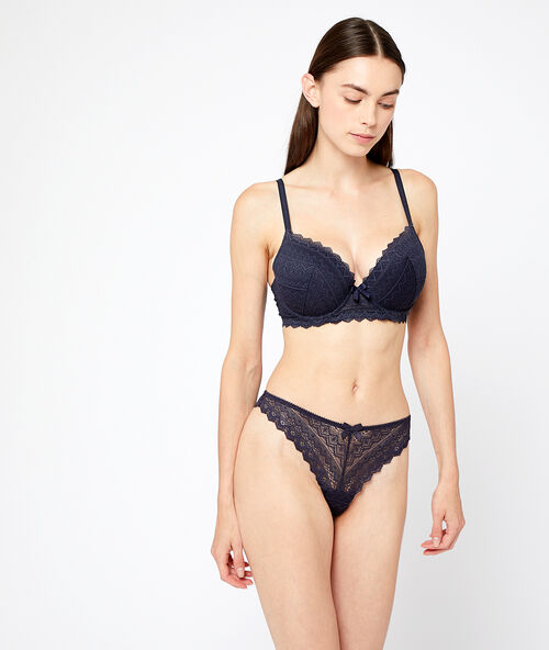 Soutien-gorge n°1 - push-up anthracite.