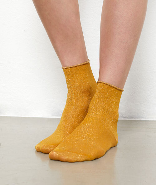 Chaussettes courtes à fibres métallisées Chaussettes courtes à fibres métallisées