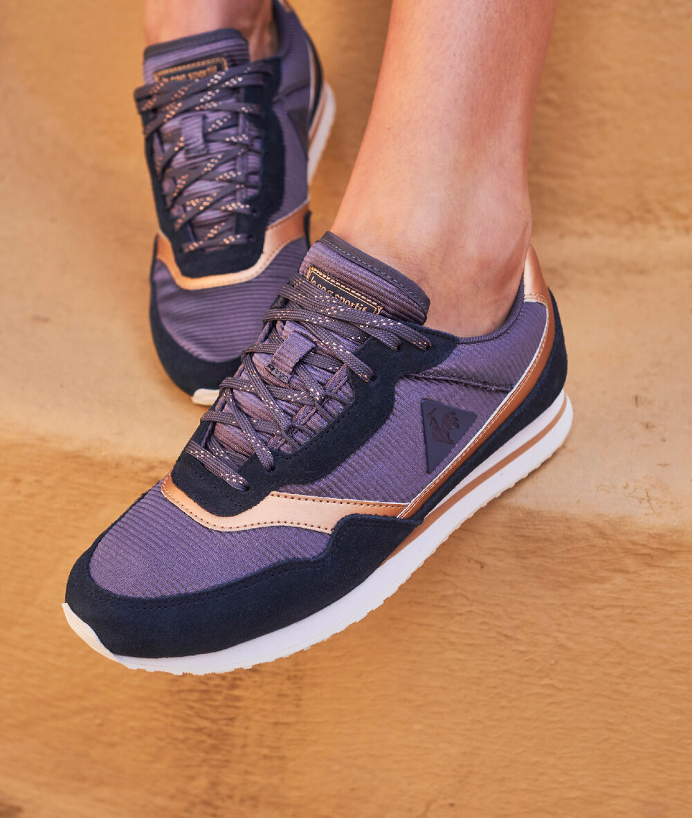 Baskets de sport etam x le coq sportif anthracite.