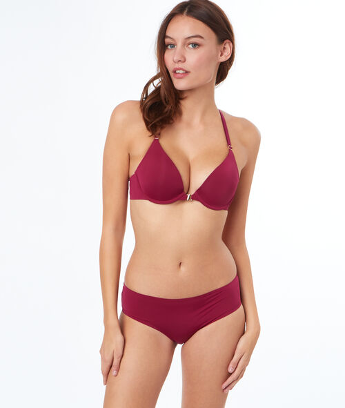 Shorty microfibre et triangle en dentelle Shorty microfibre et triangle en dentelle
