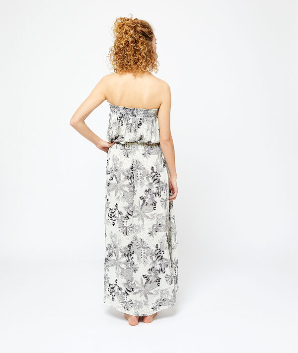 Nuisette bustier longue imprimé fleuri Nuisette bustier longue imprimé fleuri;${refinementColor}