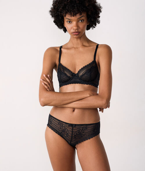 Shorty dentelle noir.