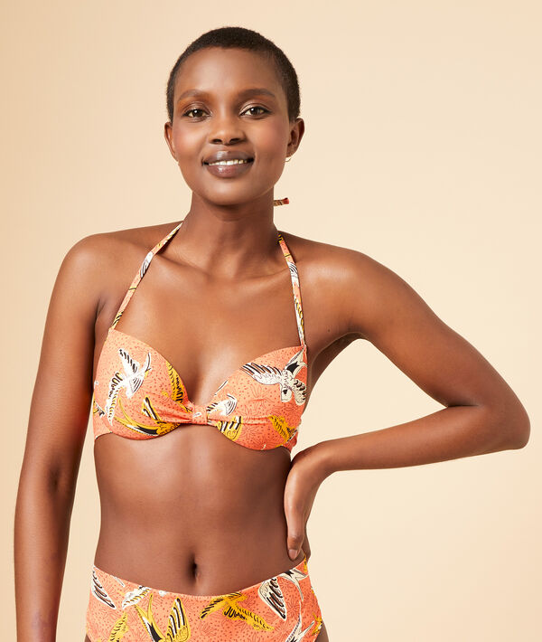 Haut de maillot de bain classique, push-up Haut de maillot de bain classique, push-up;${refinementColor}