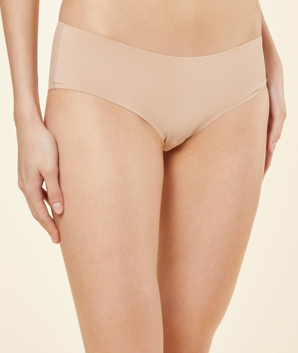 Shorty en microfibre naturel.