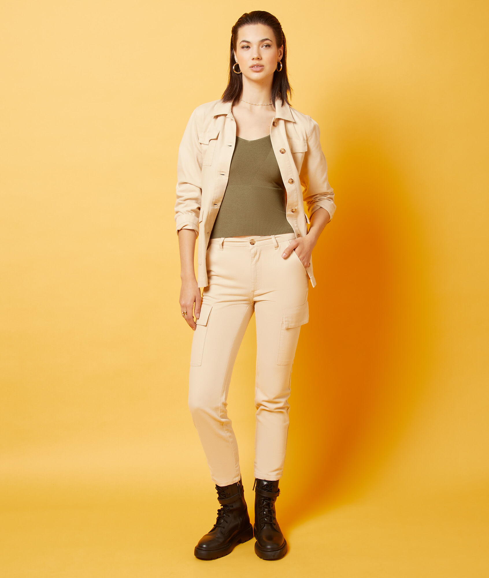 etam pantalon cargo